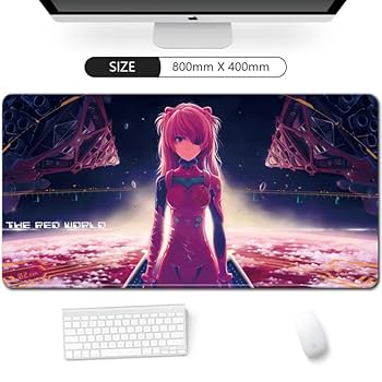 Amazon.co.jp: 2枚 エヴァンゲリオン アスカ マウスパッド大きな